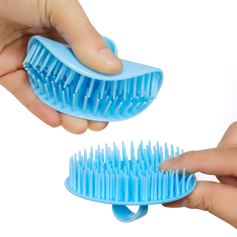 YEALIFE shampoo brush for showering promotes even lather and scalp refreshment.