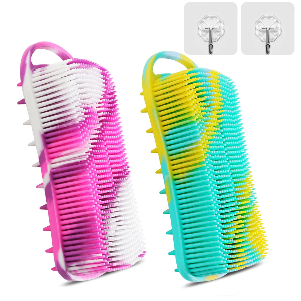 YEALIFE quick-dry silicone body scrubber after use.