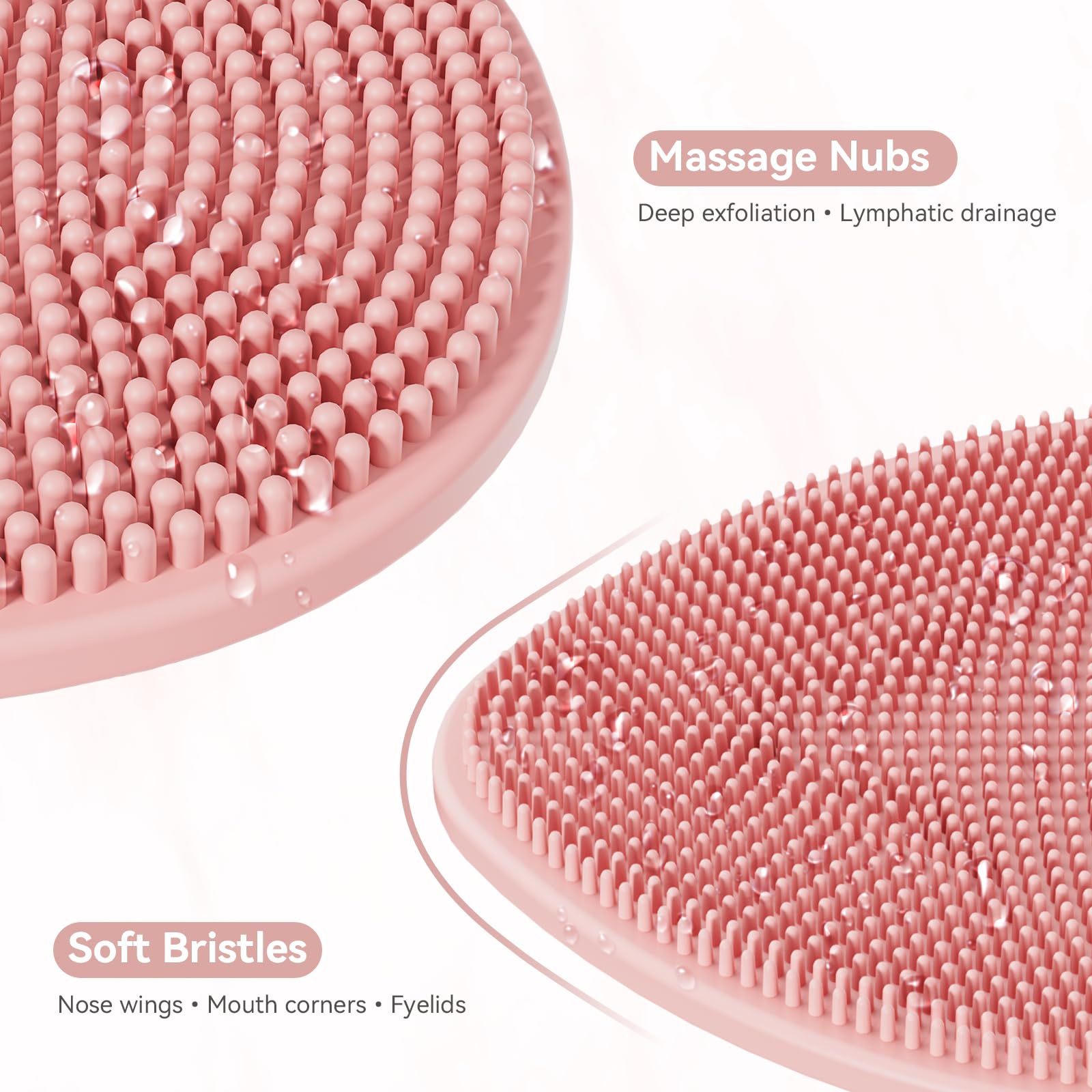 YEALIFE silicone face scrubber exfoliating nose T-zone for clearer pores