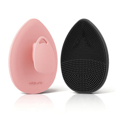 YEALIFE silicone face scrubber two-pack setup for everyday cleansing