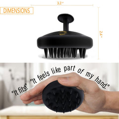 YEALIR beard-wash-brush-radiant-handle: ergonomic grip for thorough cleansing
