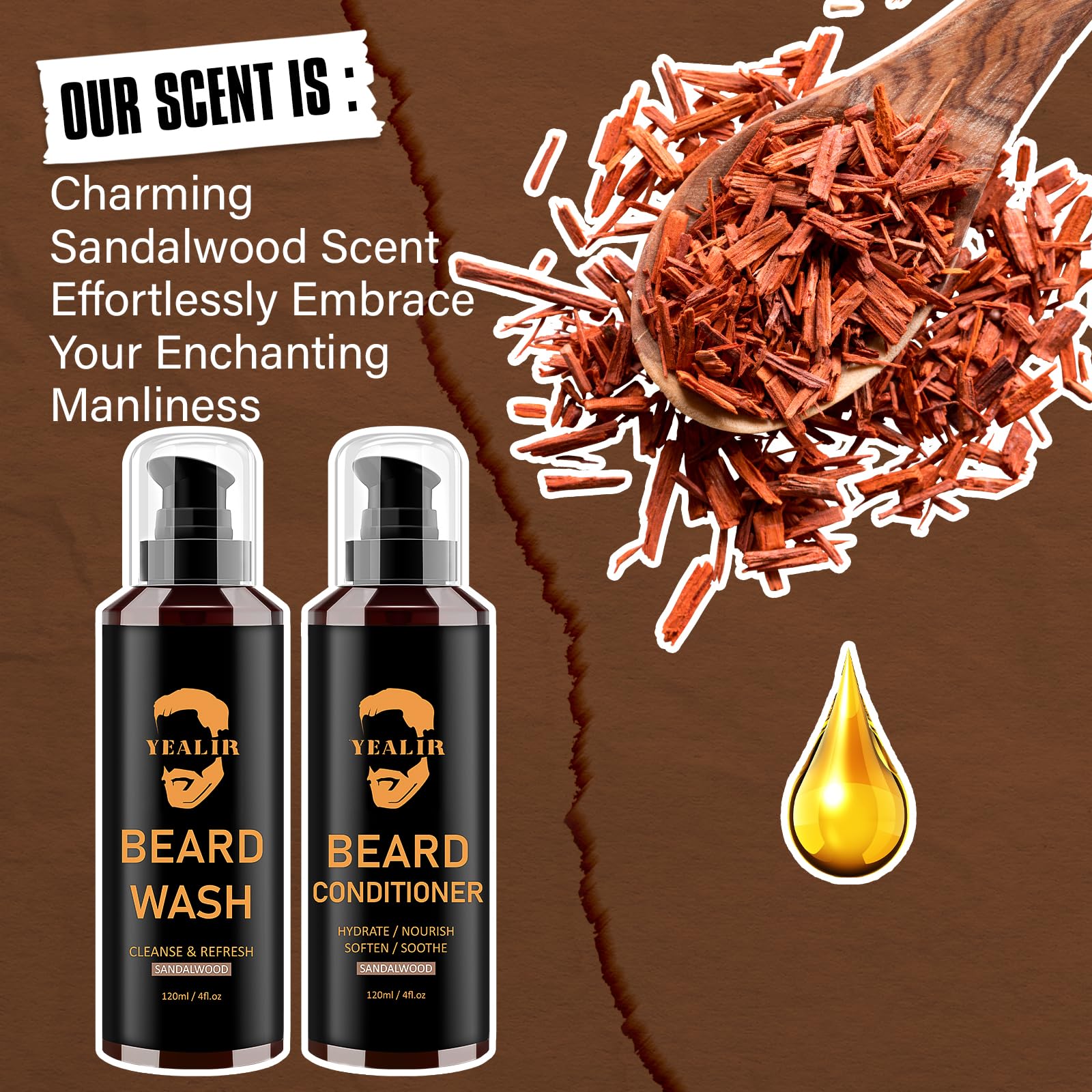 YEALIR gift-ready beard care kit ideal for gifting