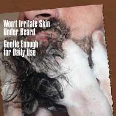 YEALIR silicone beard brush helps lift dirt and dander