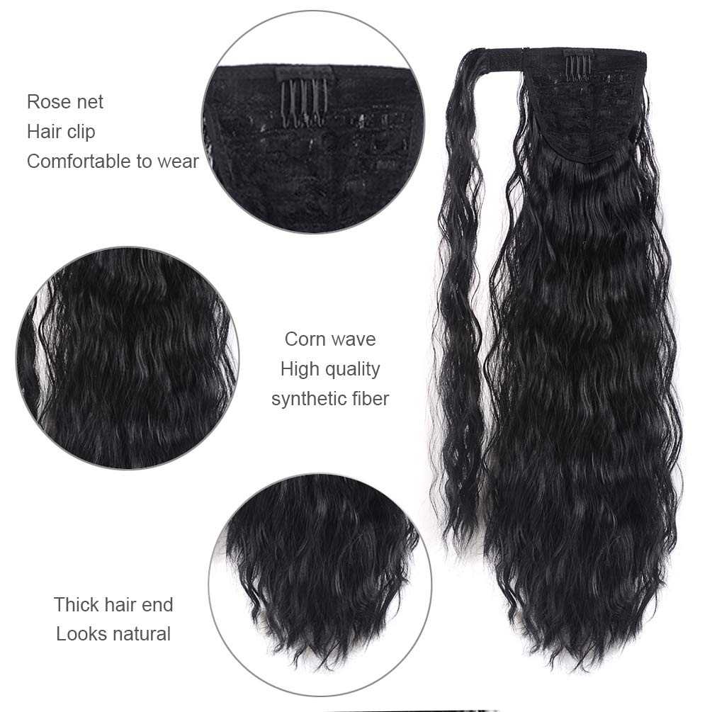 YEAME natural black #1B blends for a natural-looking fullness.