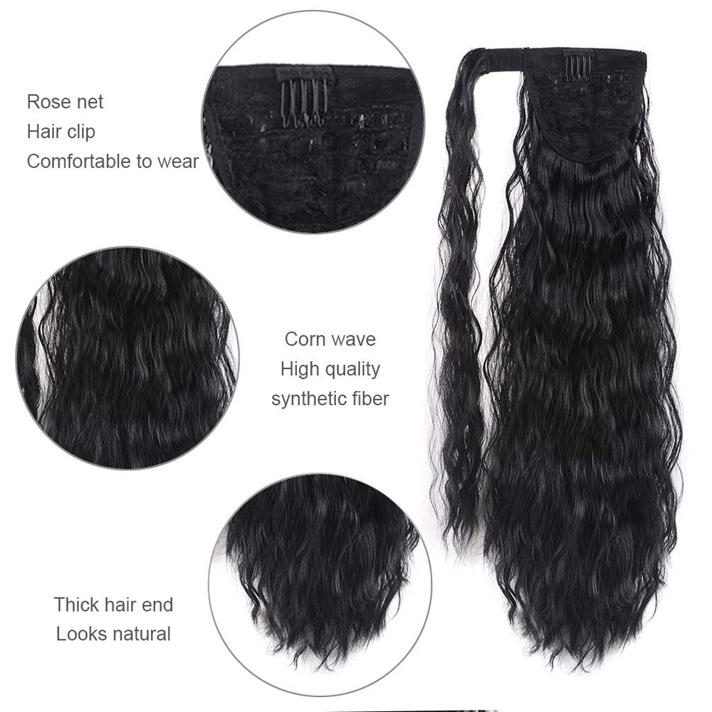 YEAME natural black #1B blends for a natural-looking fullness.