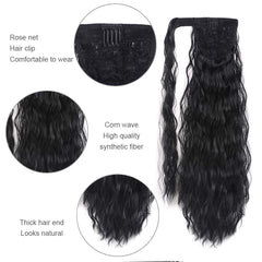 YEAME natural black #1B blends for a natural-looking fullness.