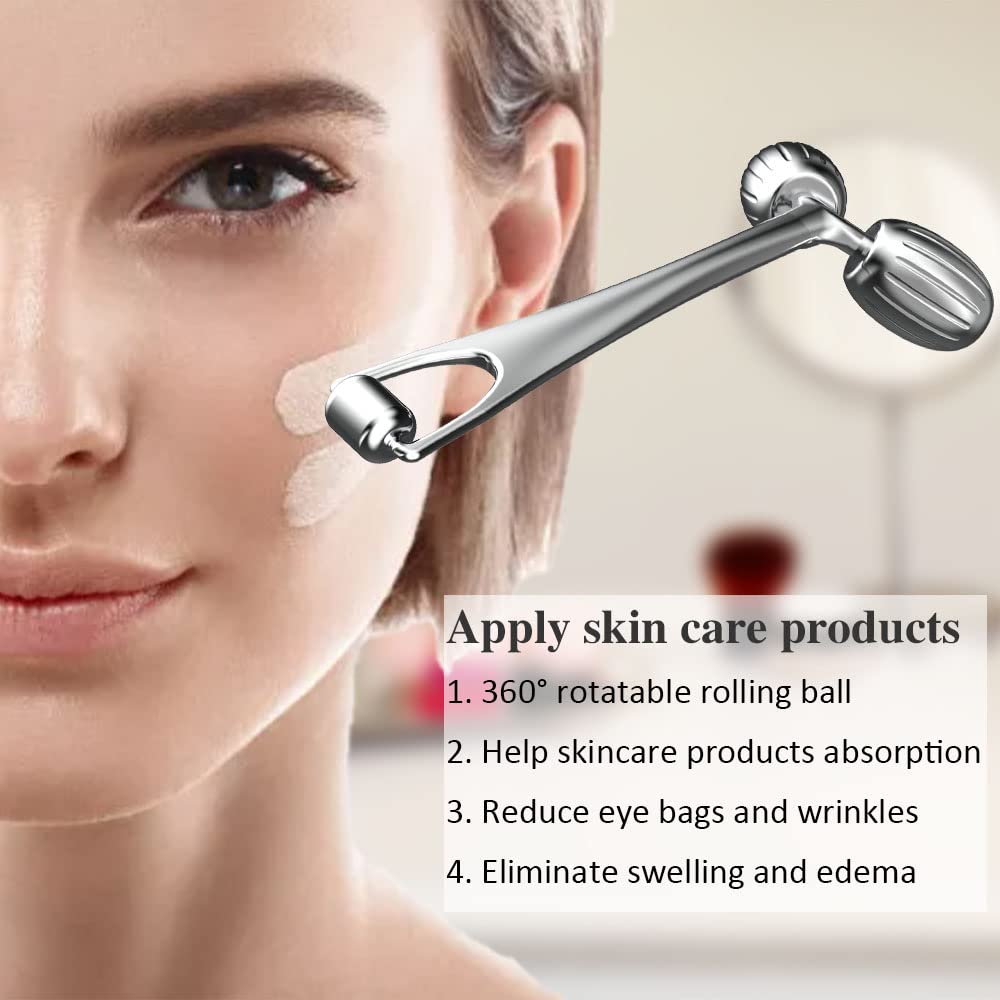 Yeamon Gua Sha eye roller for under-eye area.