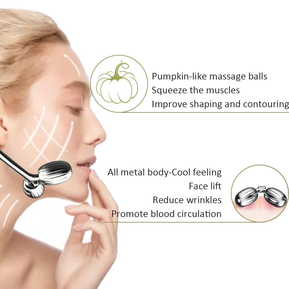 Yeamon Gua Sha face roller for wide-area coverage.