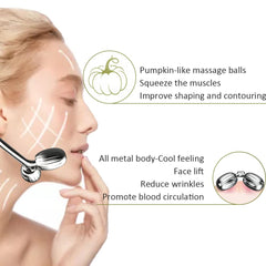 Yeamon Gua Sha face roller for wide-area coverage.