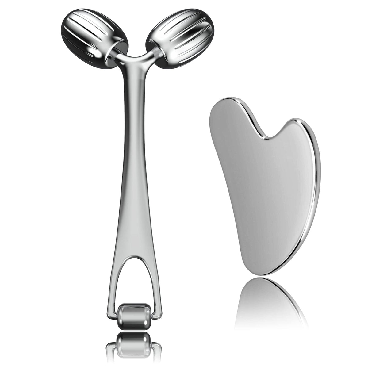 Yeamon Gua Sha tool dual-ended roller for full-face massage.