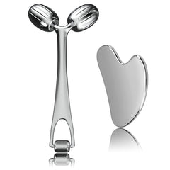 Yeamon Gua Sha tool dual-ended roller for full-face massage.