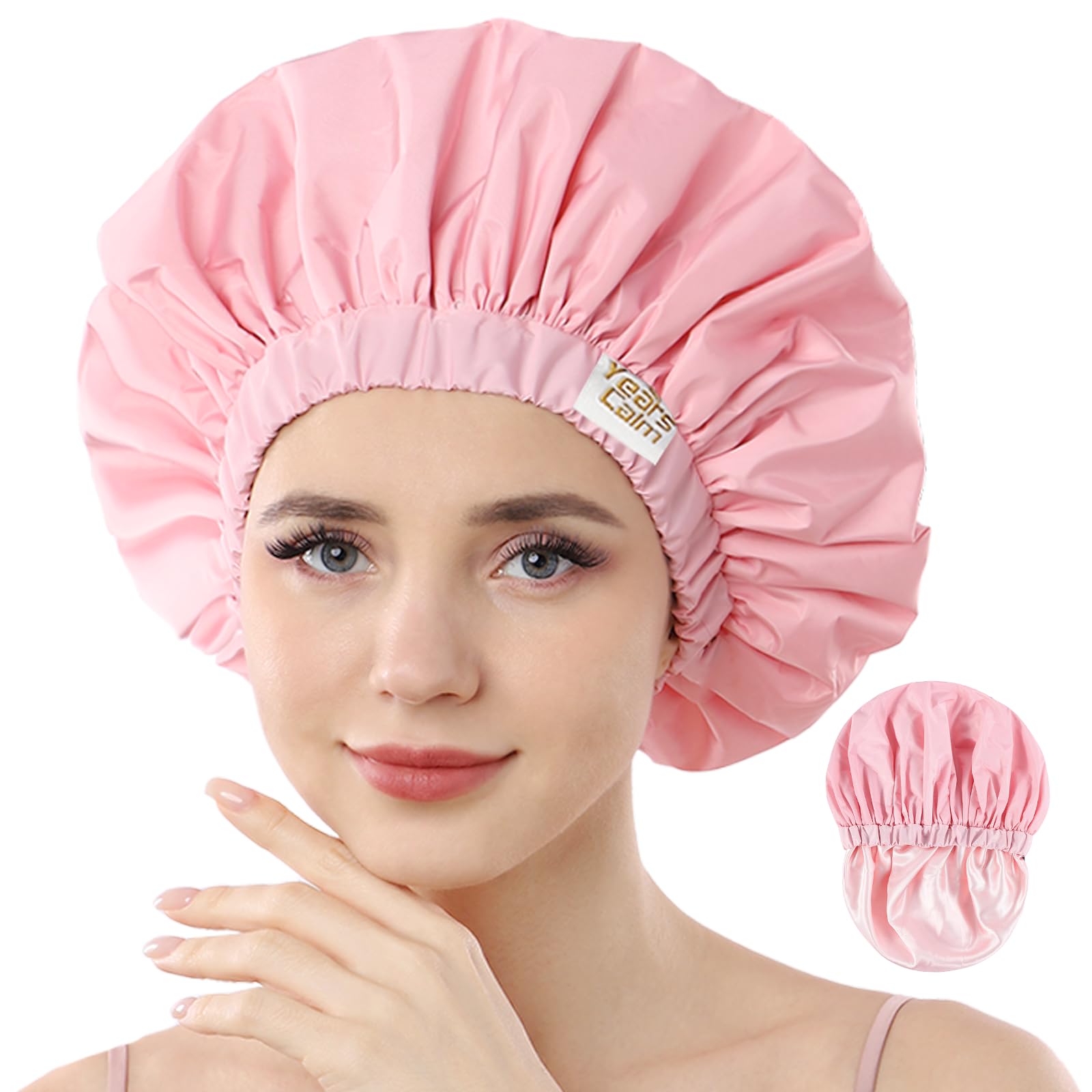 Gorro Years Calm, impermeable y de doble capa, mantiene el cabello seco durante la ducha.