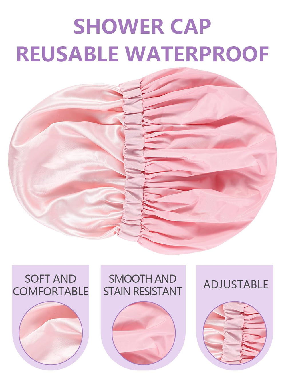 Elástico que se adapta hasta 46 cm con Years Calm, ajuste estable.
