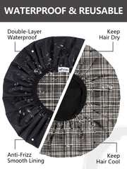 Years Calm Men Shower Cap solid-side for a classic look and secure fit