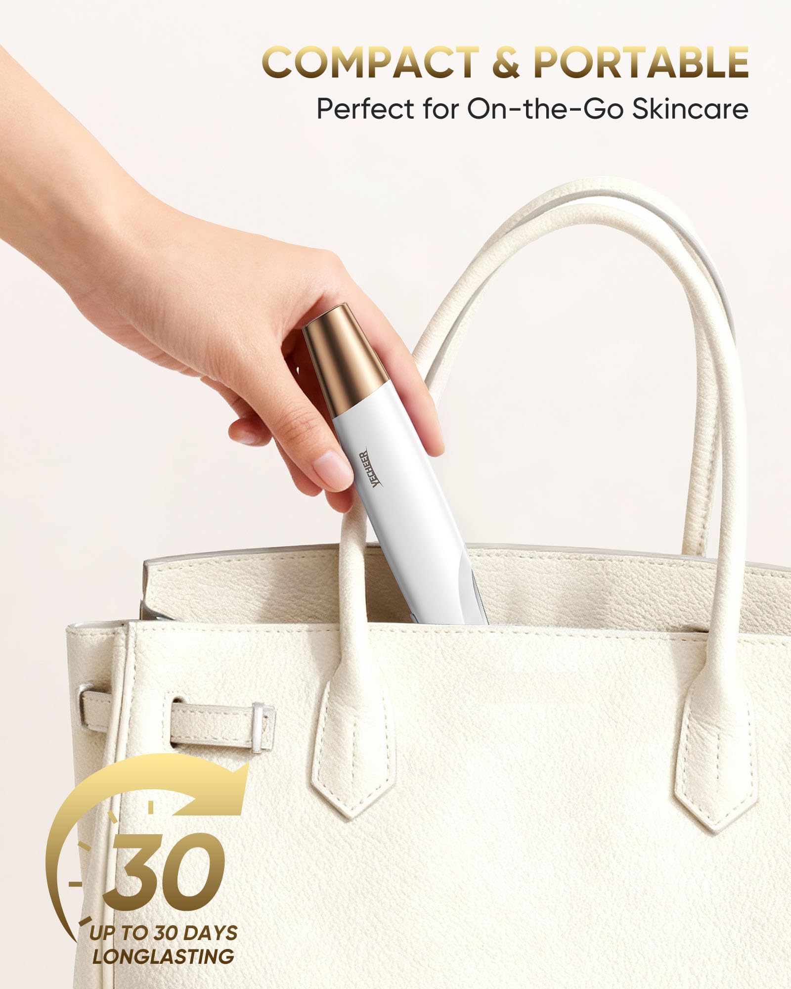 YeCheer LED-lit dermaplane helps spot fine hairs in dim light.