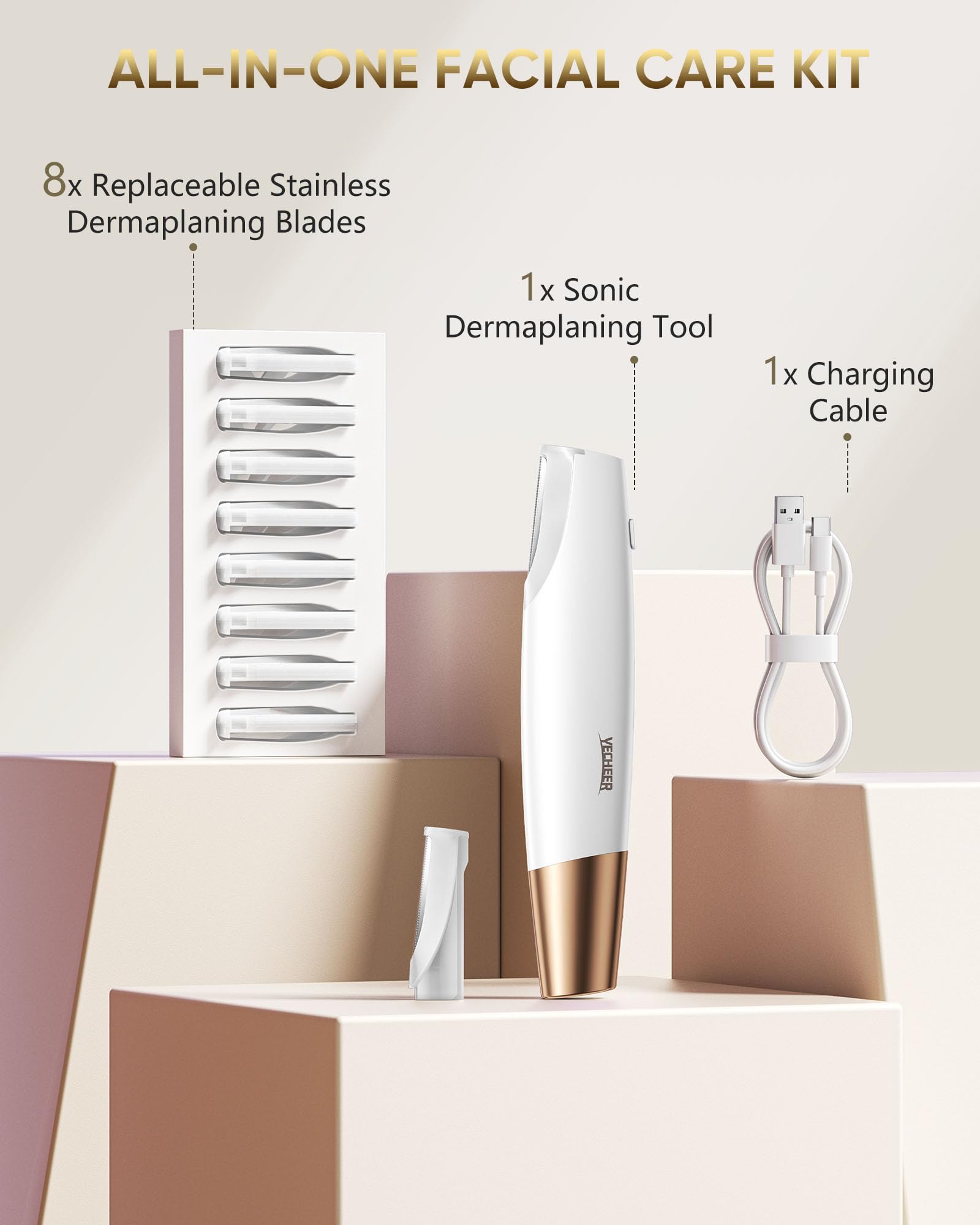 YeCheer dermaplane delivers spa-like results at home for smoother skin.