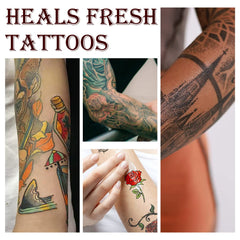 Yecuce tattoo balm with shea, jojoba, macadamia for natural skin care.