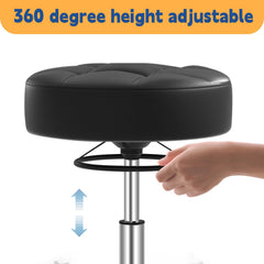 YEEZEE rolling stool quiet wheels glide smoothly on all floors