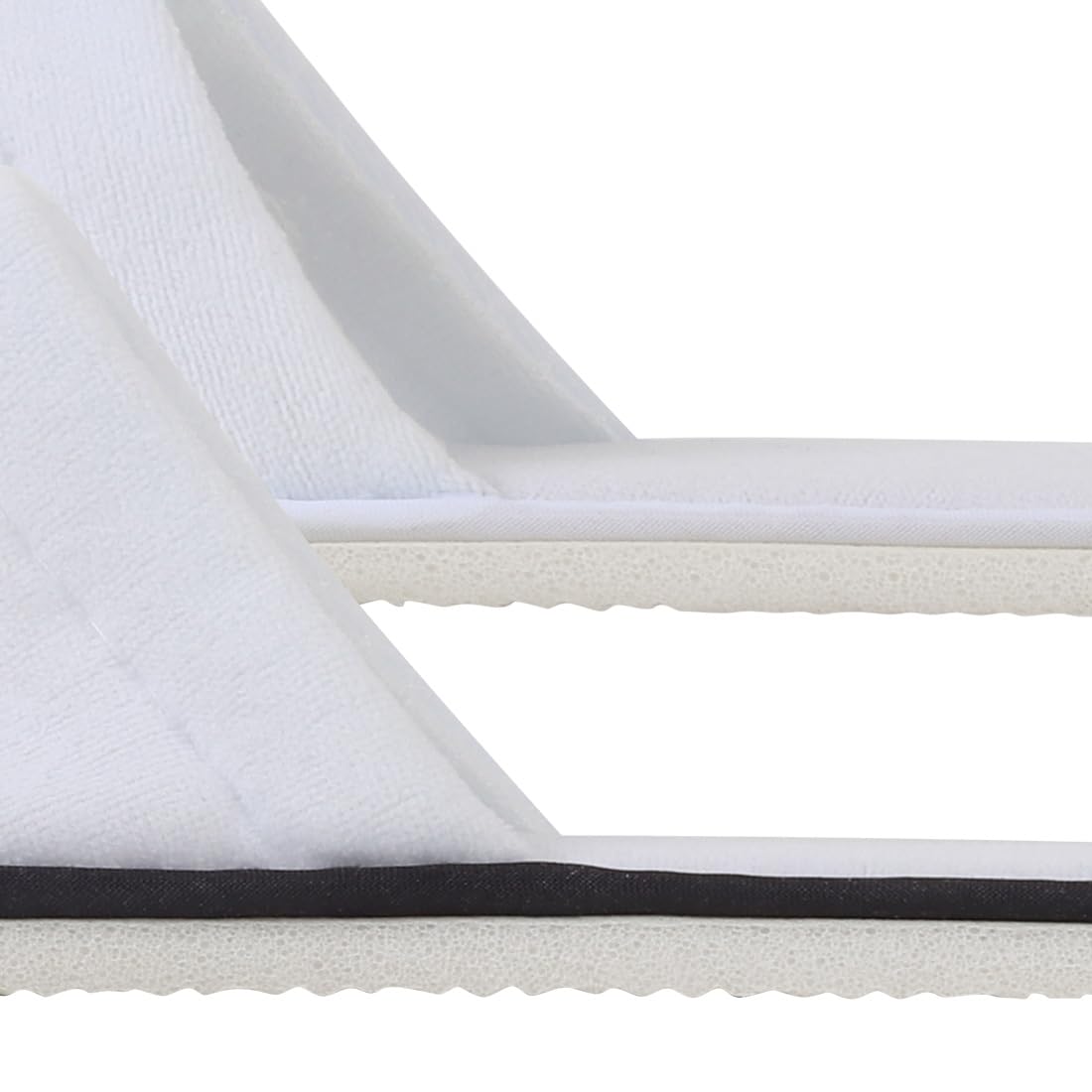 Yeios cotton polyester blend slippers provide soft, breathable comfort.