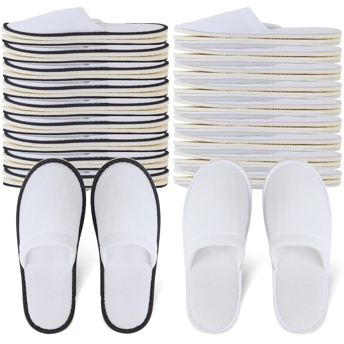 Yeios disposable slippers in a 20-pair box for hotel use.