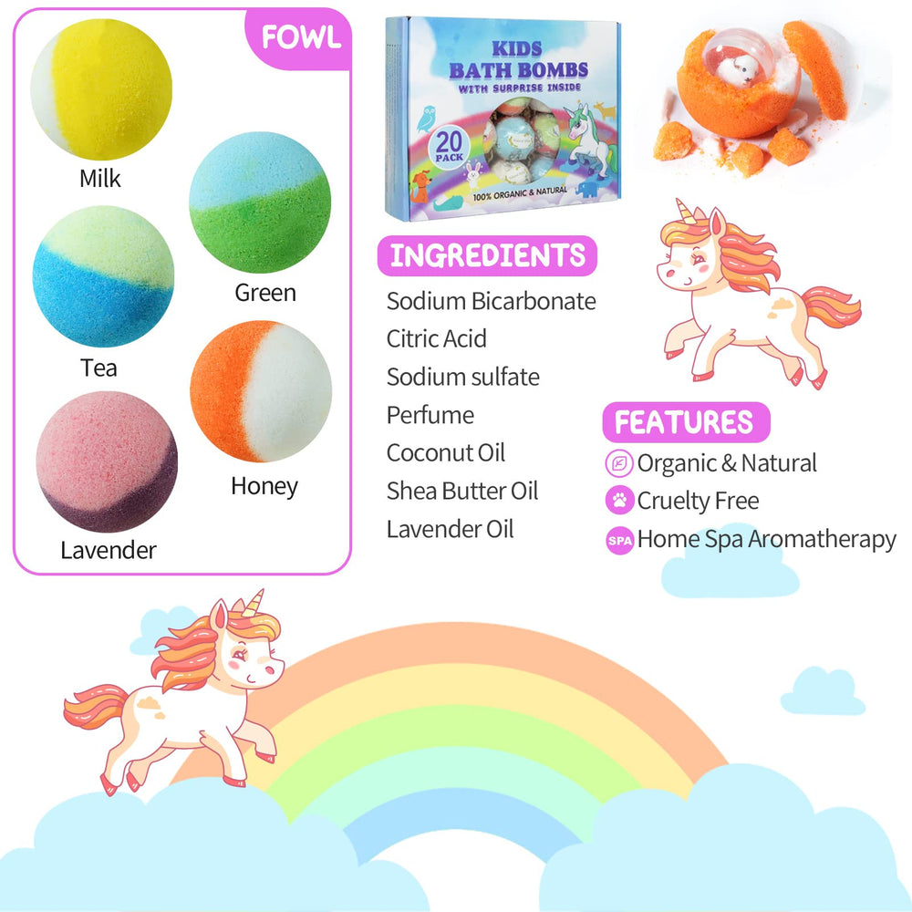 Yekery bath bombs made with natural ingredients for gentle cleansing.