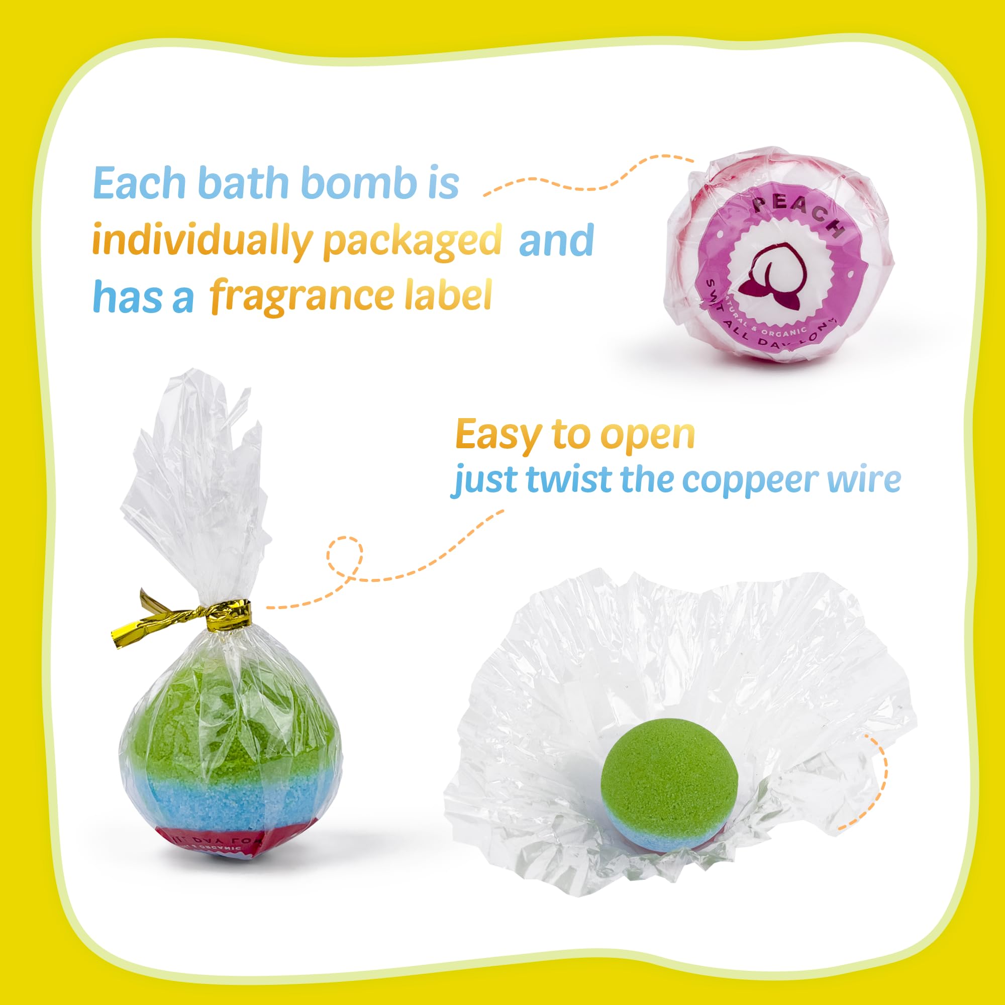 Yekery step-by-step use guide ensures easy, mess-free bath preparation