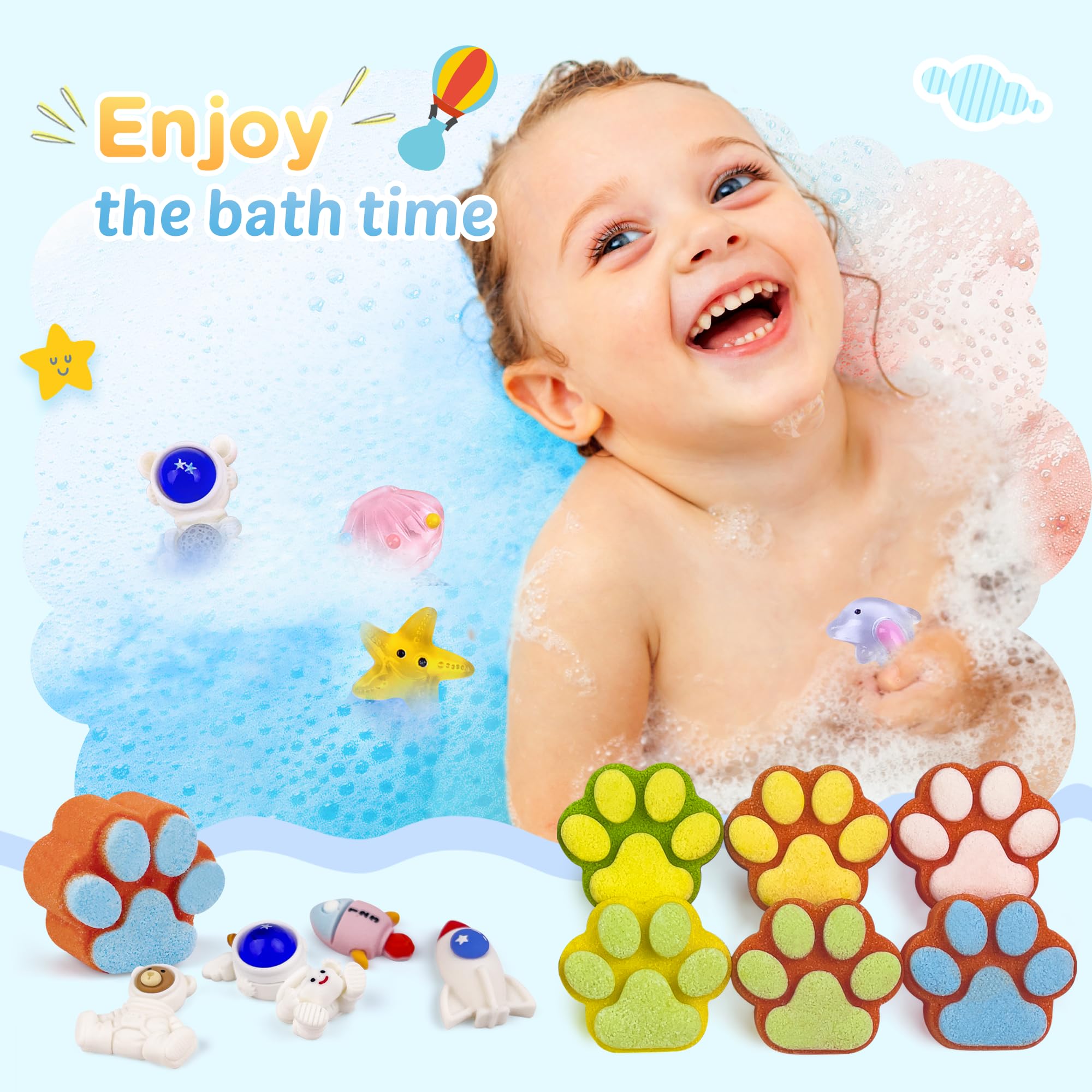 Yekery natural, skin-safe ingredients ensure gentle bath time fun.