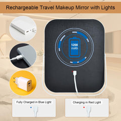 YEKKOPT USB-C rechargeable mirror enables on-the-go use