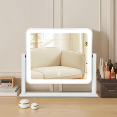 YEKKOPT USB-C rechargeable mirror with 1200mAh battery for cordless use.