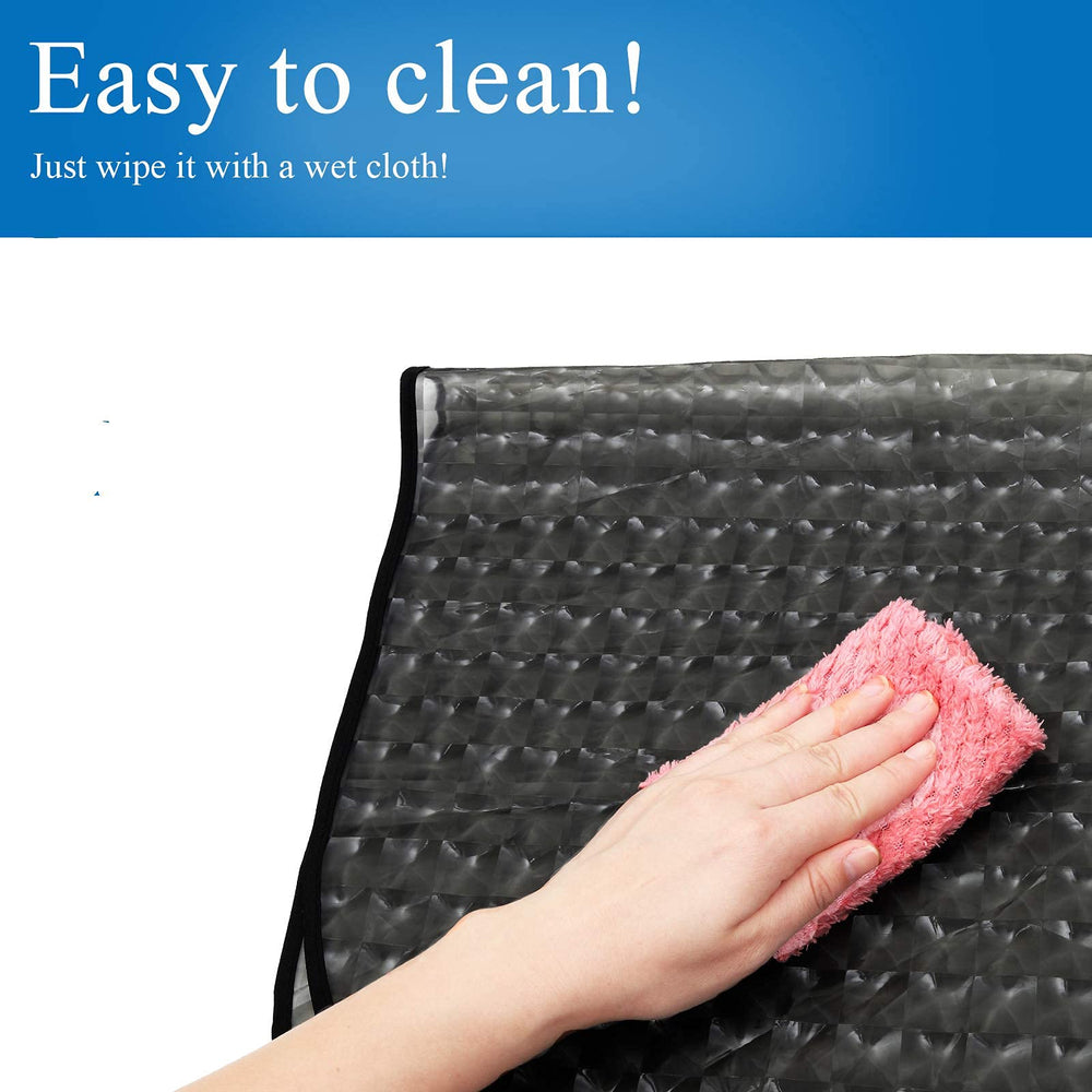 YELEGAI black cape with anti-static and water-resistant surface.