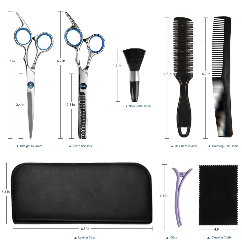 Yelegai hair razor comb for detangling and sectioning during styling