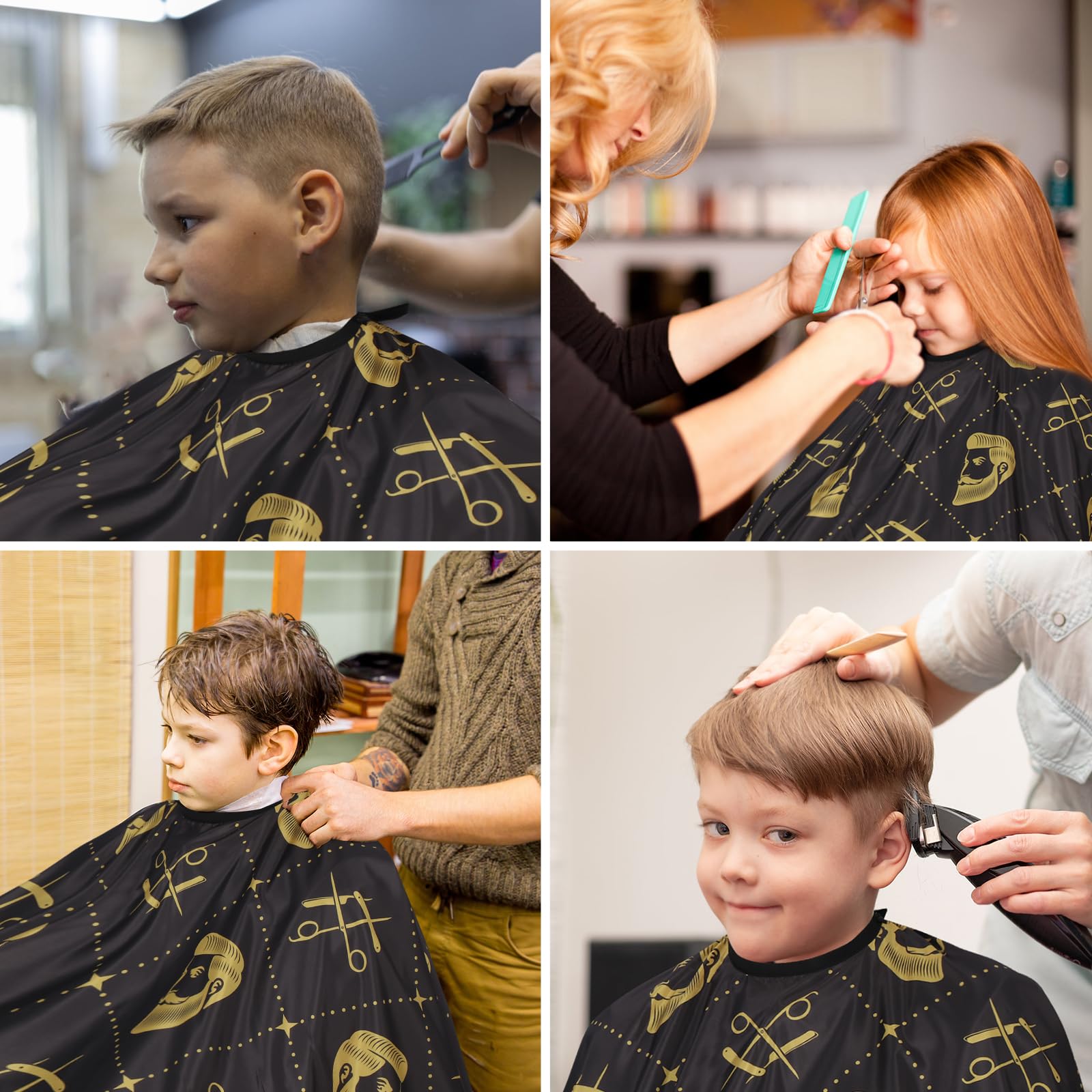 YELEGAI dye and shampoo sessions stay cleaner with protective cape.