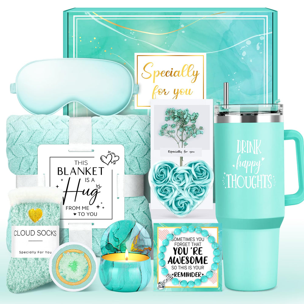 YENCHORN gift basket unboxing with premium self-care items for her