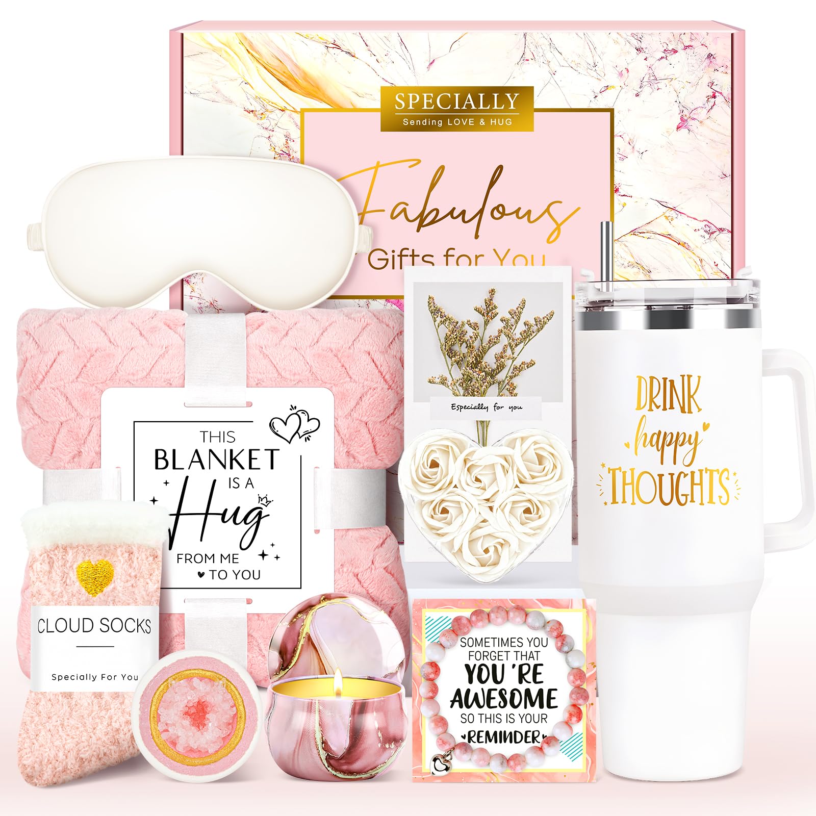 YENCHORN luxury gift basket unboxing, premium self-care elements