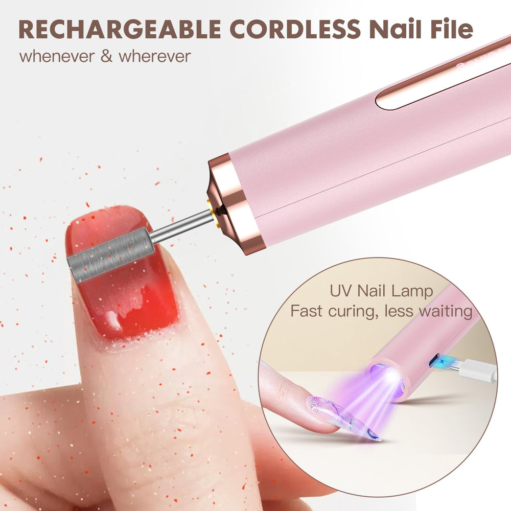 YenLove portable cordless nail drill suitable for home or salon.
