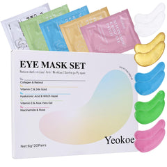 Parches Yeokoe collagen-retinol: revitalizan la mirada y suavizan líneas finas.