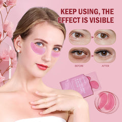 Yeokoe rose extract eye mask offers gentle soothing for sensitive skin.