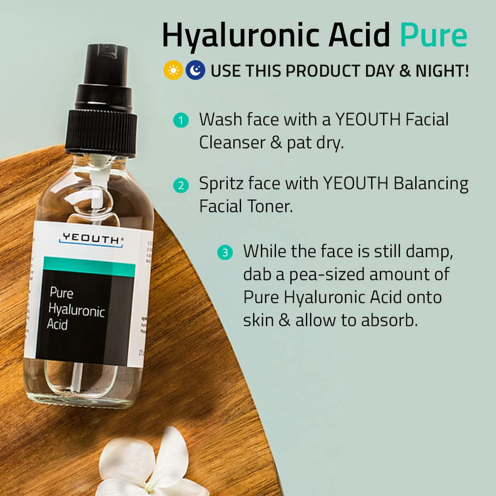 Ser humano YEOUTH serum hialurónico libre de fragancias