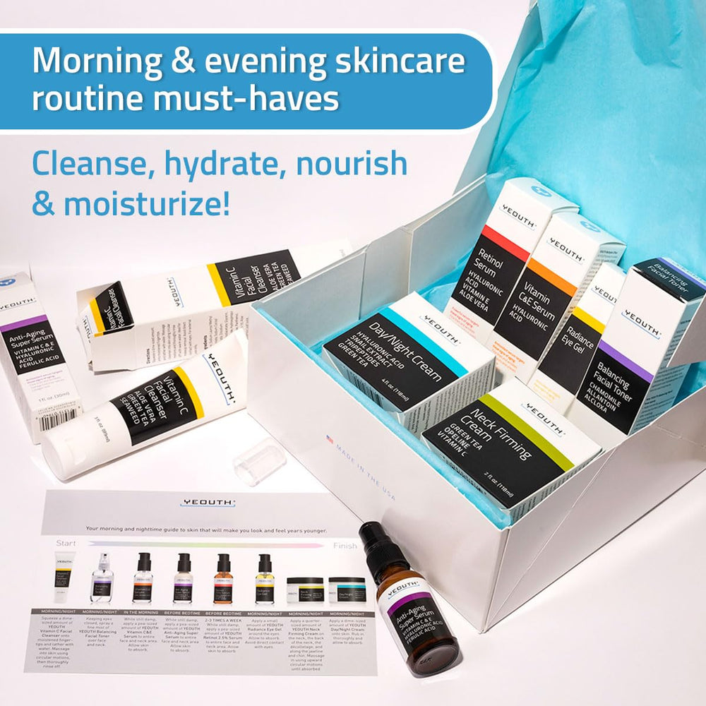 YEOUTH Super Serum bottle enhances overall skin benefits with a multi-action boost.