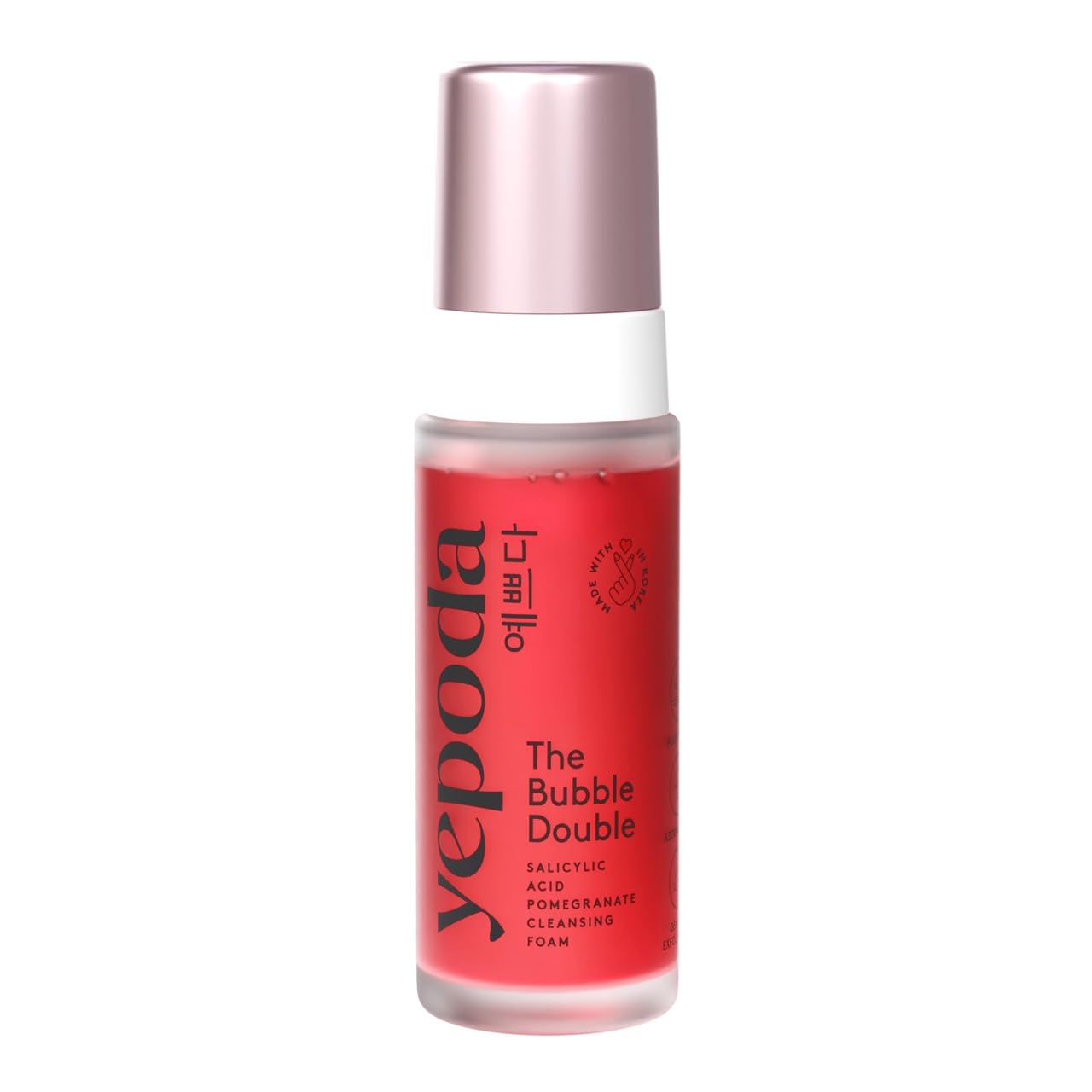 Yepoda The Bubble Double, espuma exfoliante suave para rostro y poros
