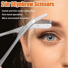 Ergonomic 5.7-inch handles provide comfortable one-handed grooming