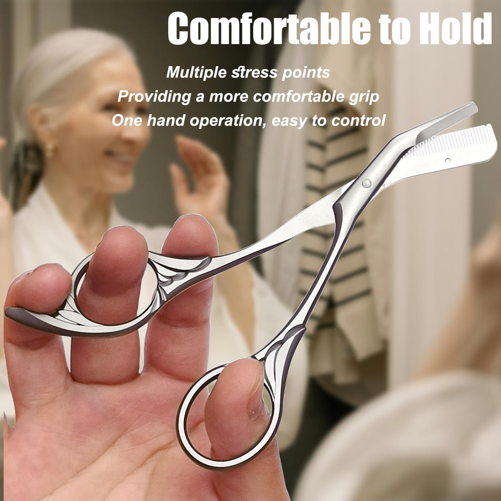 YEPRIME eyebrow scissors gift-ready packaging ideal for stocking stuffers