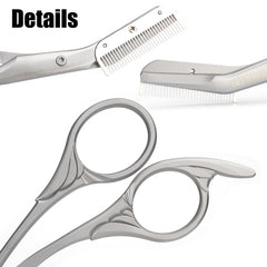 YEPRIME eyebrow scissors multipurpose use for brows and facial hair