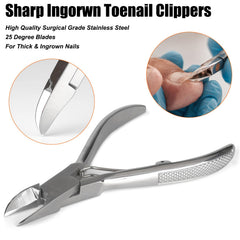 YEPRIME non-slip handles improve grip and control during pedicure sessions