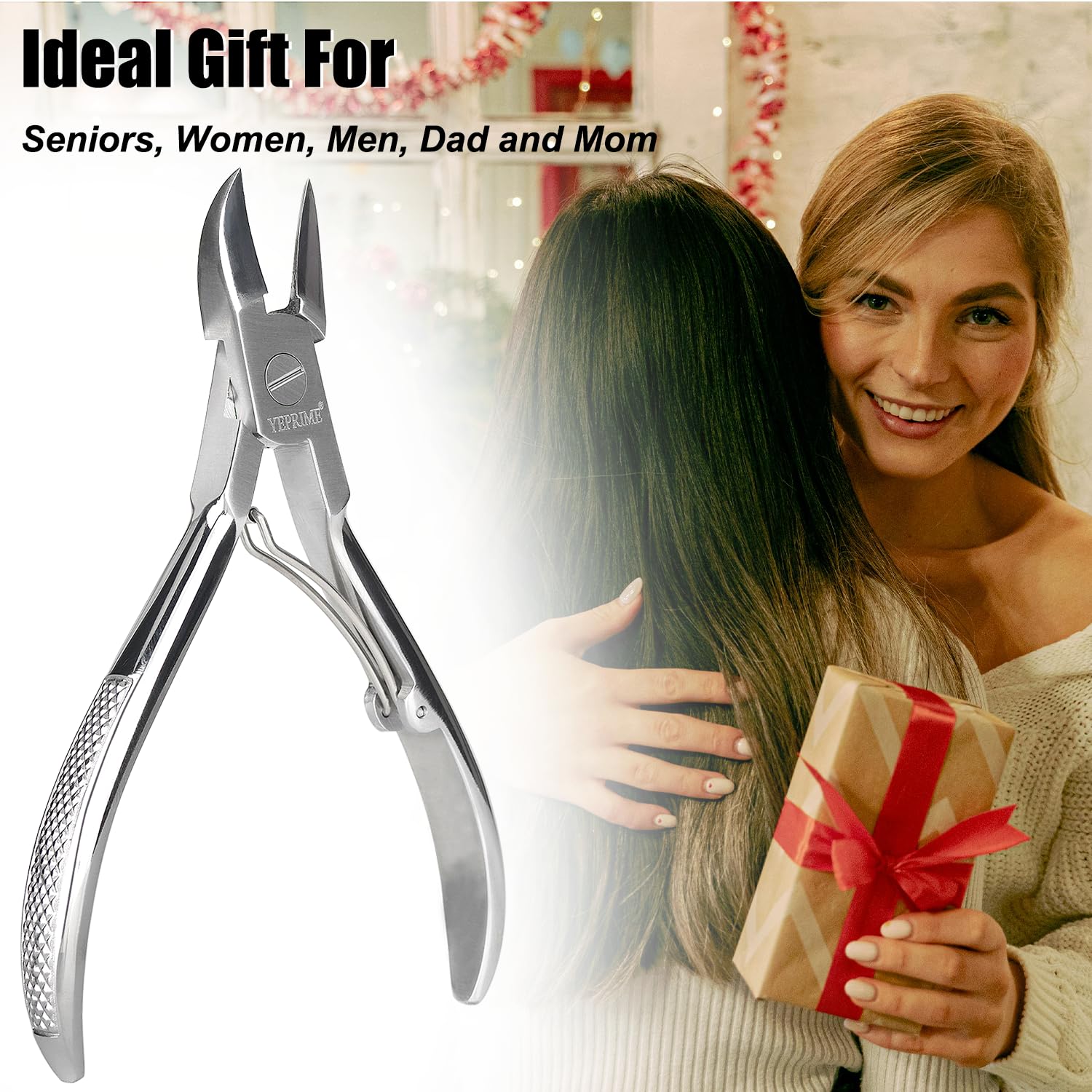 YEPRIME professional pedicure clippers deliver clean cuts with minimal effort