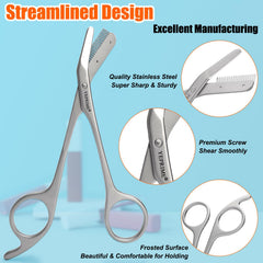 YEPRIME stainless steel body and blades for durability and clean cuts