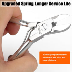 YEPRIME 25-degree opening eases cutting thick or ingrown nails
