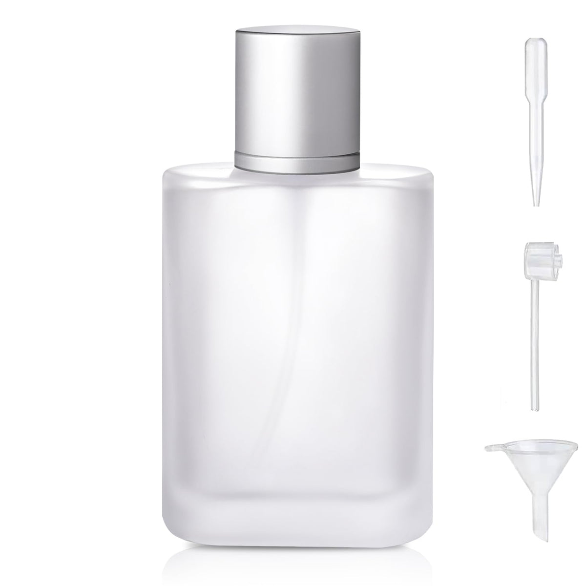 Yerpkefey 100ml frosted glass bottle for refillable perfume on the go