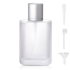 Yerpkefey 100ml frosted glass bottle for refillable perfume on the go