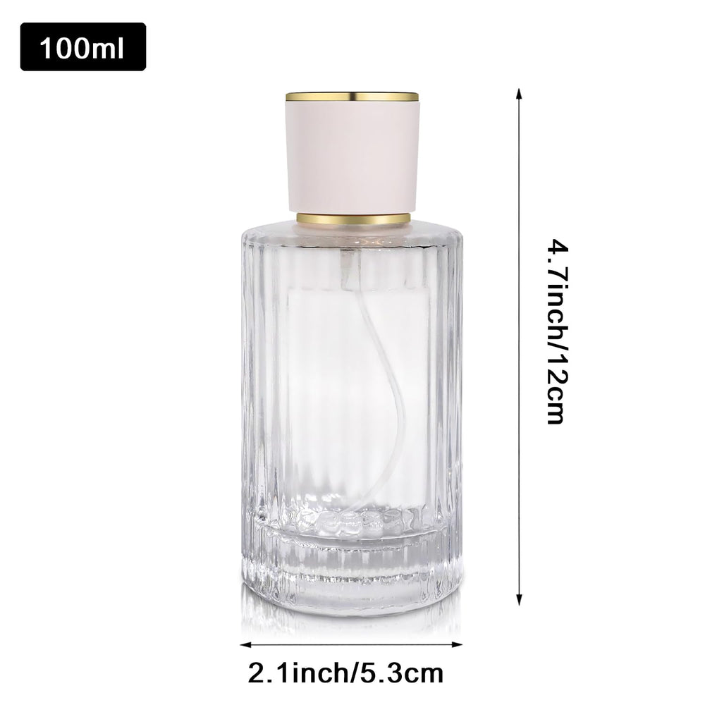 Refillable glass bottle that is sturdy and quick to refill.